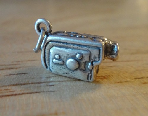 Sterling silver 8x14x6mm - sterling,