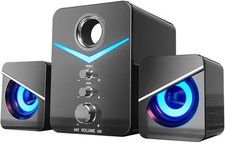 ZYMY PC Speakers with Subwoofer, USB Powered Computer Speakers for Desktop 3.5m