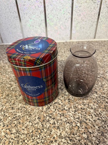 Caithness amethyst glass base - caithness,