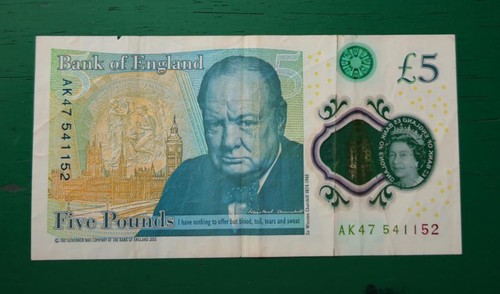 Bank england 5 - of, £5