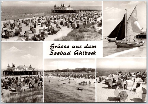 Seebad ahlbeck beach pier - beach,