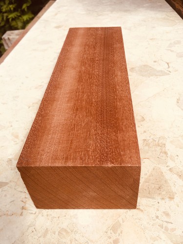 Solid mahogany hard wood - solid, blank