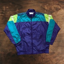 Brand New w/out Tags Vintage 90s Adidas Track Jacket Shell Suit Festival Medium