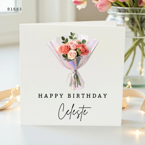 Celeste birthday card for her - celeste,