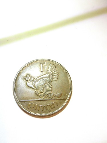 1963 irish coin - irish, .