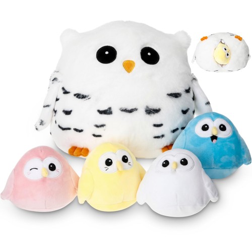 Snowy owl plush toy - owl,