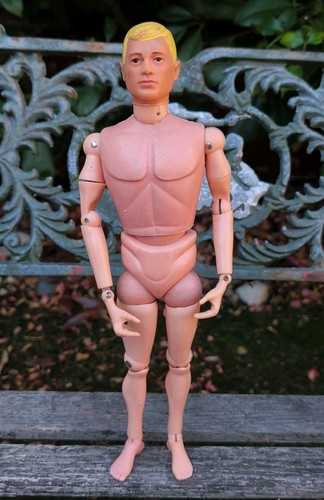 Vintage action man figure - action,
