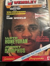 Boxing Program Lloyd Honeyghan