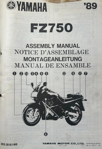 Yamaha fz750 1989 - fz750,