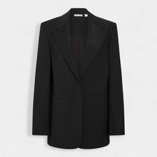 Sass & Bide Black Wool Blend 'Say My Name' Blazer Jacket Medium ~ AU14