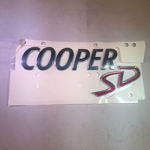 Mini cooper genuine - sd, badge