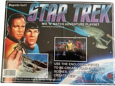 Vintage 1997 Star Trek TOS Mix N Match Magnetic Fun Adventure Playset - Sealed