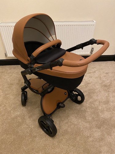 Mima xari pram - mima, black/tan