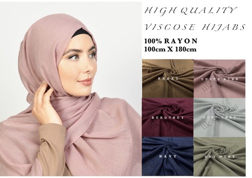 Large maxi ladies plain hijab - large,