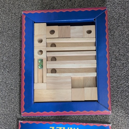 Wooden marble maze starter - starter, set