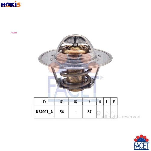Thermostat coolant 8268s for - coolant, 7.8268s