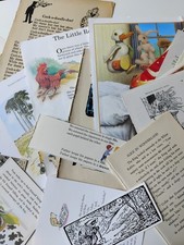 Vintage Childrens Book Pages