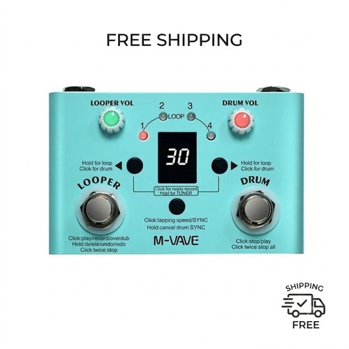 Drum machine looper - &,