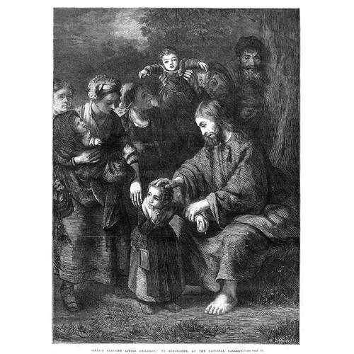 Christ blessing little - christ,