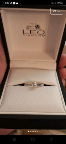 The leo diamond 18ct white - diamond,