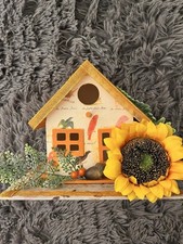 Handmade Autumn Artificial Bird House Garden Decor