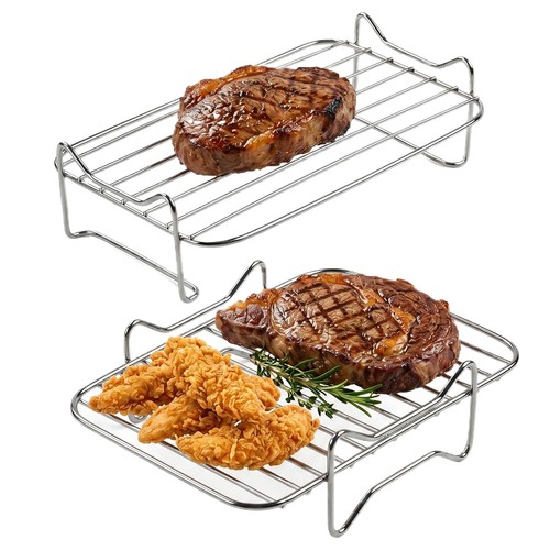 2pcs air fryer rack for - rack, ninja