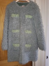 Shrimps Grey Shaggy Coat UK