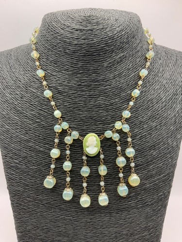 Vintage cameo necklace - vintage,