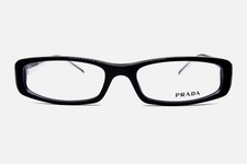 PRADA VPR 08M 7BH-1O1 Black small size 51/16/135 Made in Italy Eyeglasses