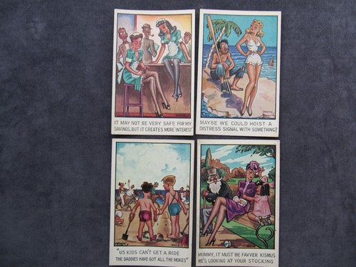 Old humour postcards - 4,