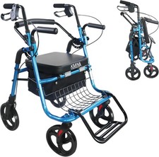 KMINA 2 in 1 Walker Wheelchair