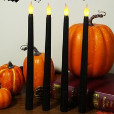 Flameless Taper Candles Light Battery Candlestick LED Fake Candles Lights Dinner