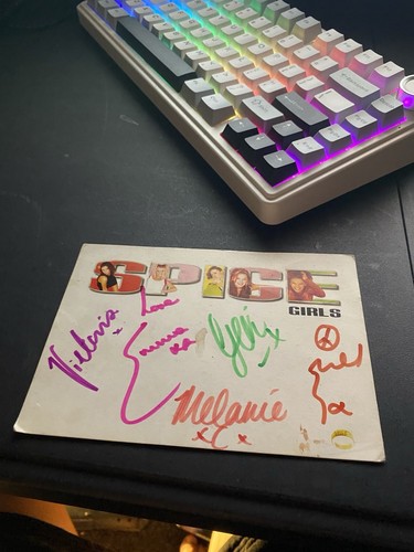 The spice girls signed debut - the,