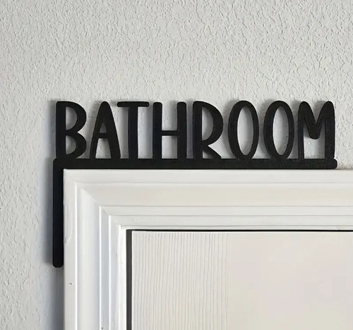 Metal sign door toppers decor - sign,
