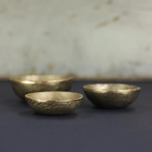 Nkuku handmade jahi gold bowl - handmade,