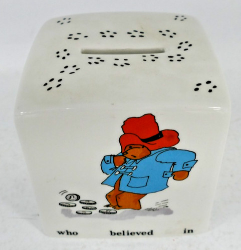 Coalport paddington money box - paddington,