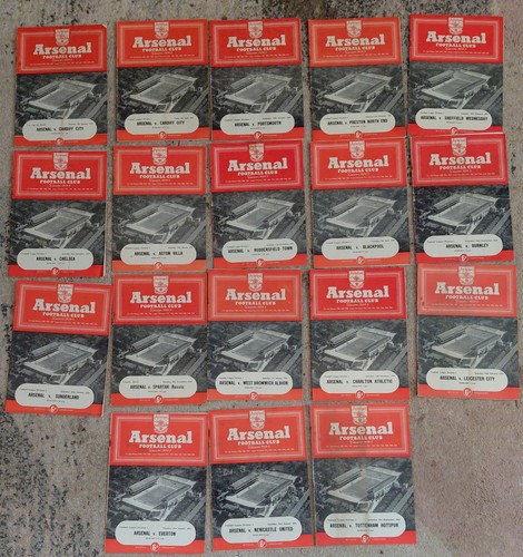 Arsenalfcprogrammes 1954 - arsenalfcprogrammes, 1954-55