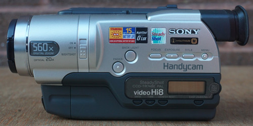Sony handycam ccd tr748e hi8 - handycam, ccd-tr748e