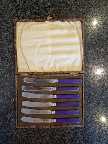 Stainless nickel butter knives - nickel,