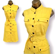 Karen Millen UK 12 Yellow
