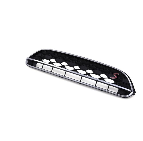 Front black chrome rad grille - front,