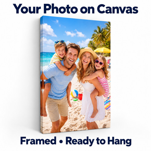 Personalised photo canvas - to,