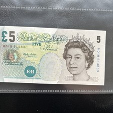 English M Lowther £5 Bank