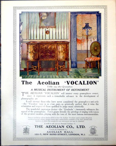 Old aeolian vocalion interest - old,