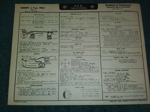 1952 henry 4cyl tune - tune-up, &