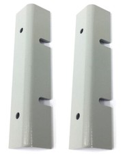 TWO New Painted Gray Rack Ears