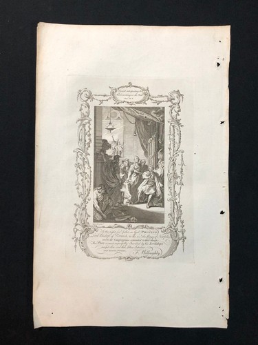 Antique bible print 1778 - antique,
