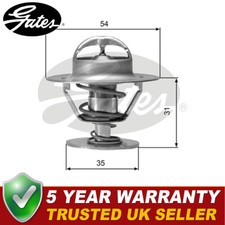 Gates Thermostat Coolant Fits VW Transporter Golf Porsche 944 968 Ford Granada