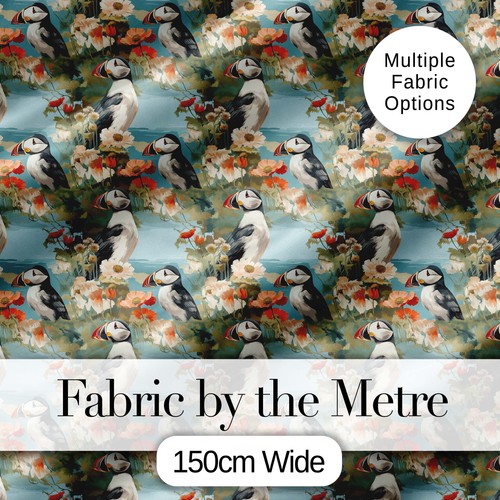 Vintage style puffin birds - vintage,