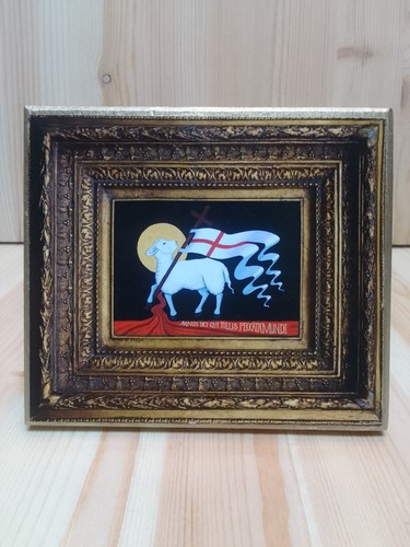 Agnus dei icon lamb god - icon, of